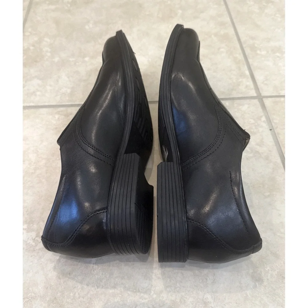 Clark Collection Men's 12 M Black Whiddon Step‎ Loafers Shoes Career Comfort